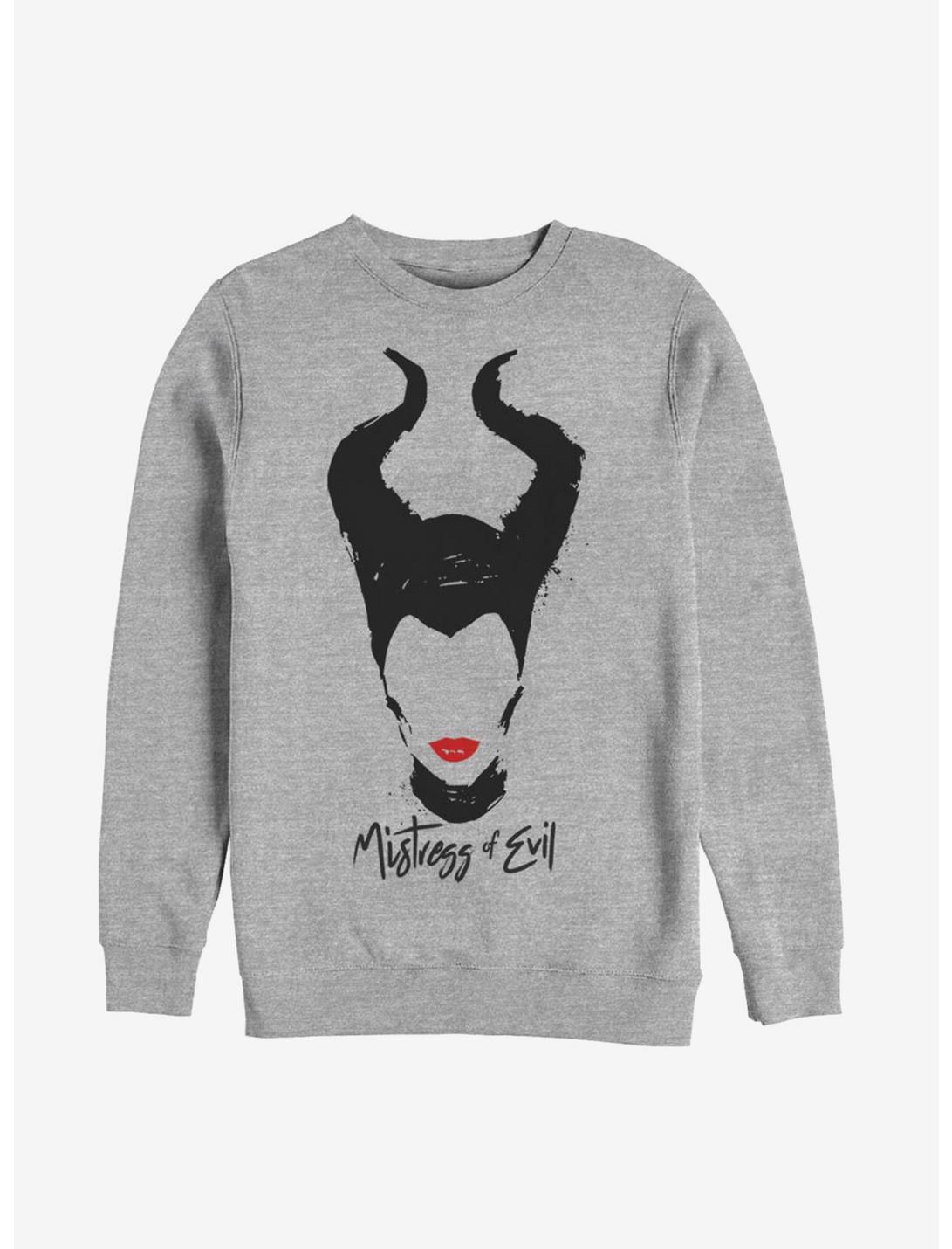 Disney Maleficent: Mistress Of Evil Red Lips Sweatshirt, ATH HTR, hi-res