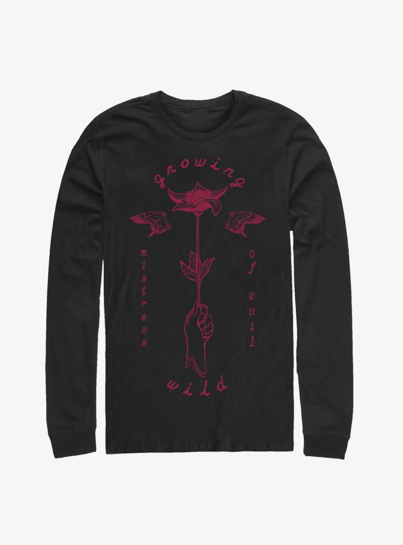 Disney Maleficent: Mistress Of Evil Growing Wild Rose Long-Sleeve T-Shirt, , hi-res