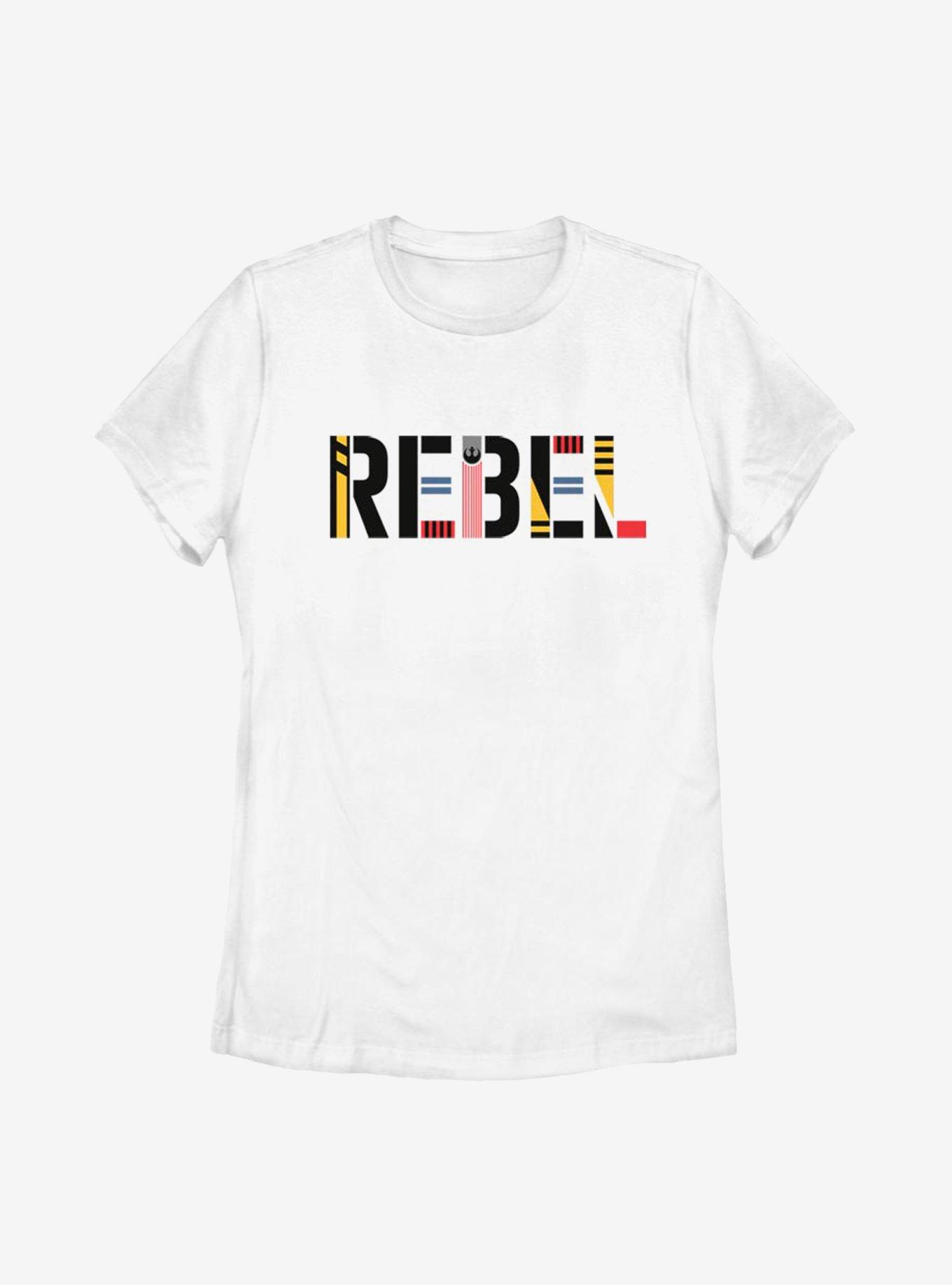 Star Wars Episode IX The Rise Of Skywalker Rebel Simple Womens T-Shirt, , hi-res