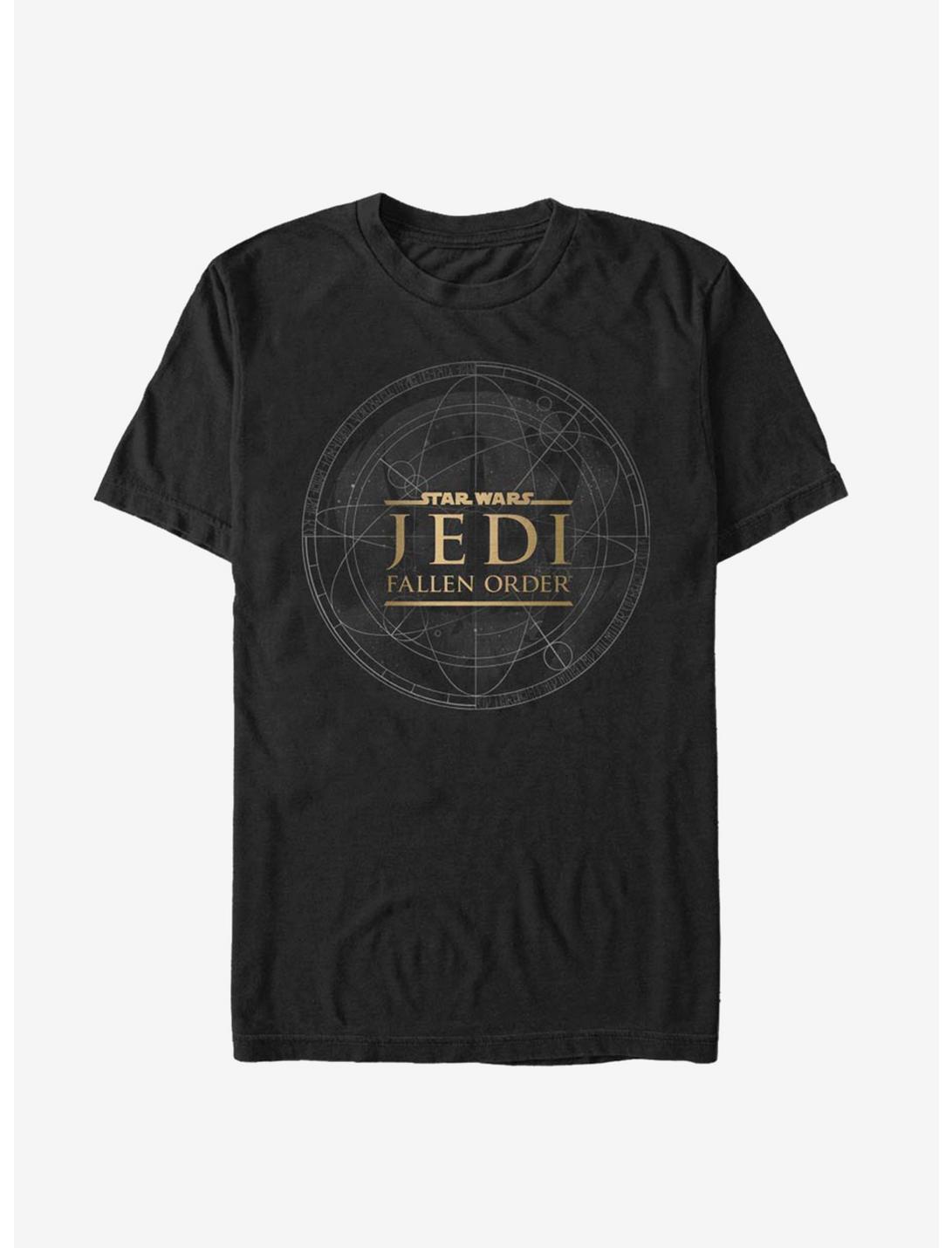 Star Wars Jedi Fallen Order Jedi Map T-Shirt, BLACK, hi-res