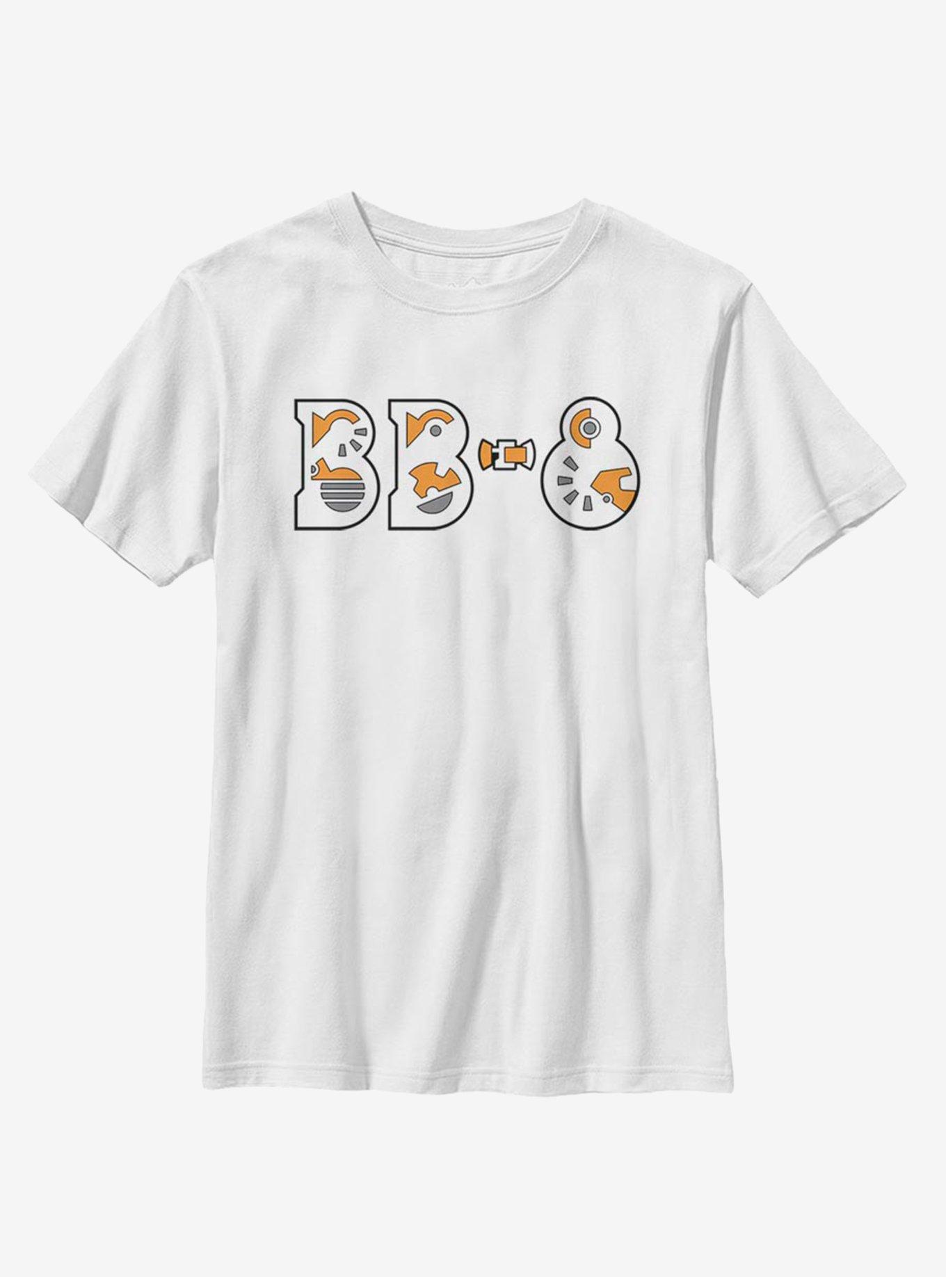 Star Wars Episode IX The Rise Of Skywalker BB-8 Droid Parts Youth T-Shirt, WHITE, hi-res