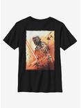 Star Wars Episode IX The Rise Of Skywalker Kylo Poster Youth T-Shirt, BLACK, hi-res