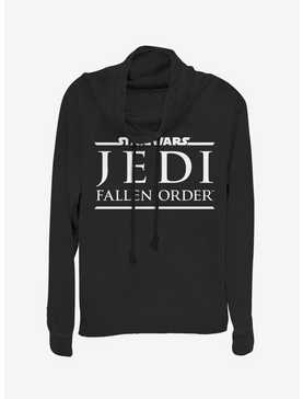 Star Wars Jedi Fallen Order Logo Cowlneck Long-Sleeve Womens Top, , hi-res