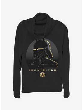 Star Wars Jedi Fallen Order Inquisitor Gold Cowlneck Long-Sleeve Womens Top, , hi-res