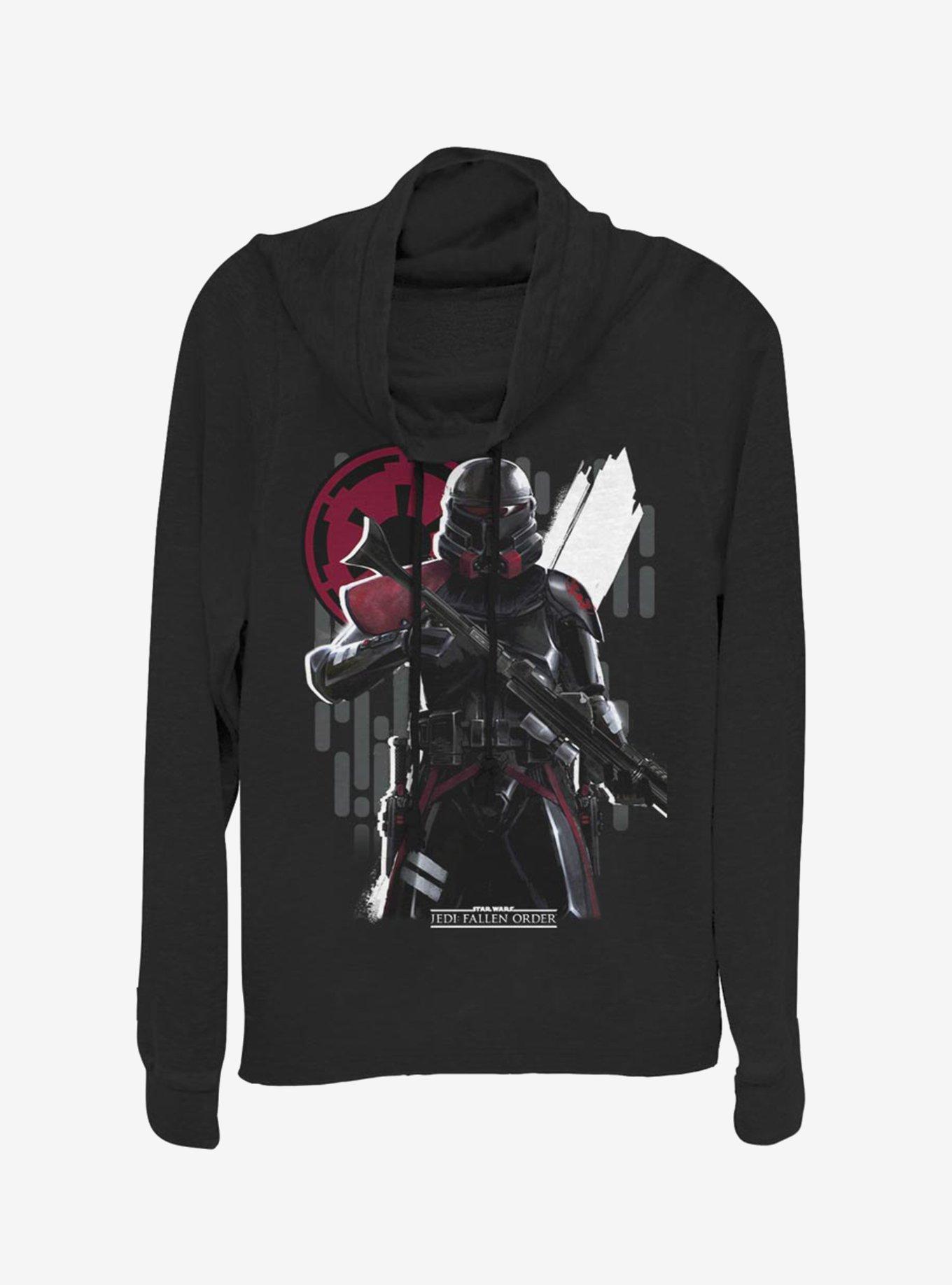 Star Wars Jedi Fallen Order Jedi Hunter Cowlneck Long-Sleeve Womens Top, , hi-res