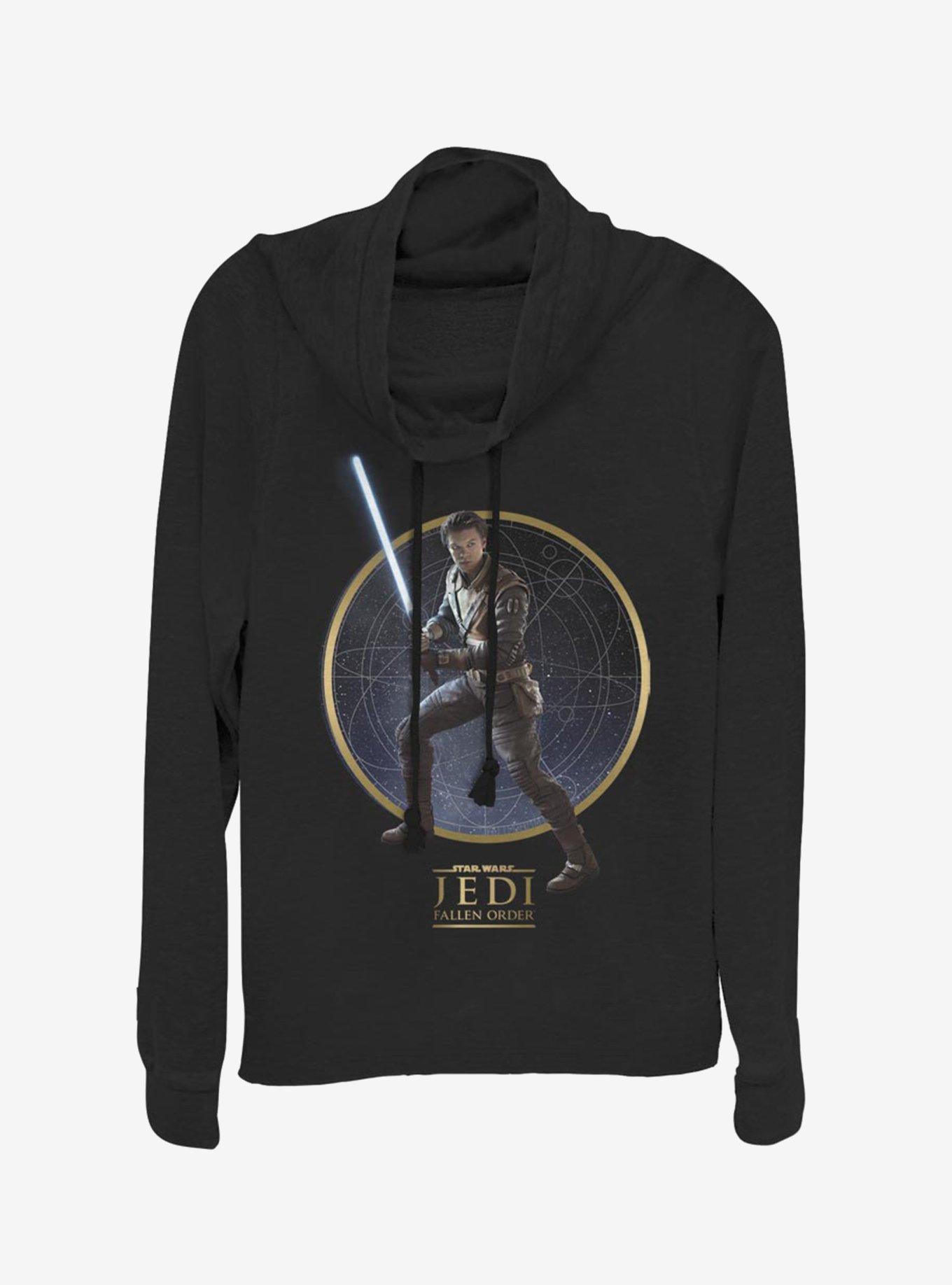 Star Wars Jedi Fallen Order Kal Fallen Order Cowlneck Long-Sleeve Womens Top, , hi-res