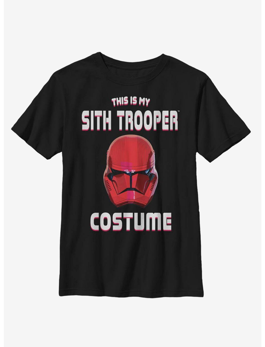 Star Wars Episode IX The Rise Of Skywalker Sith Trooper Costume Youth T-Shirt, BLACK, hi-res