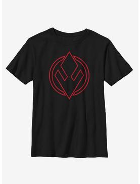 Star Wars Episode IX The Rise Of Skywalker Sith Trooper Emblem Youth T-Shirt, , hi-res