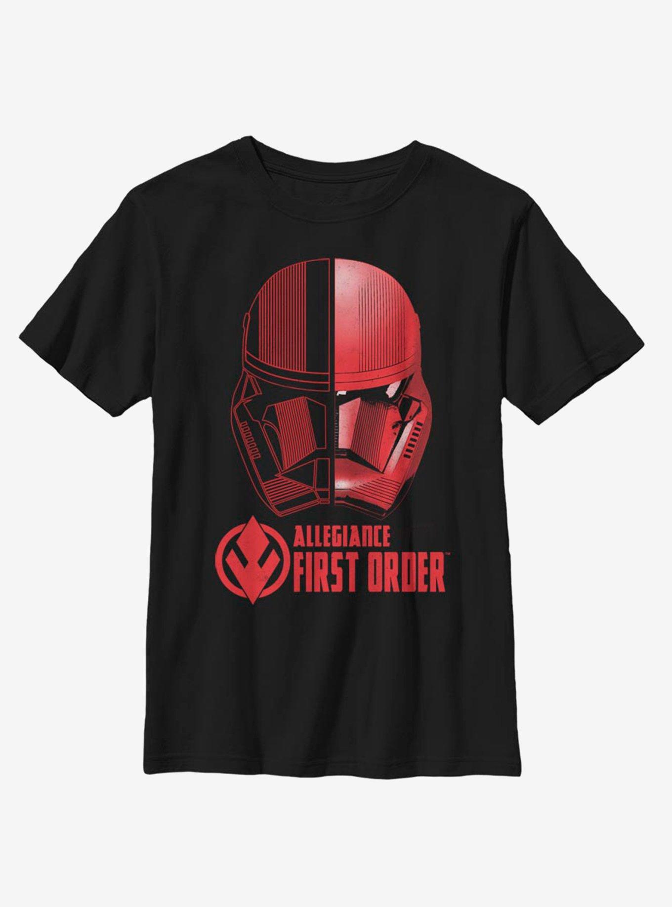 Star Wars Episode IX The Rise Of Skywalker Split Sith Trooper Youth T-Shirt, , hi-res