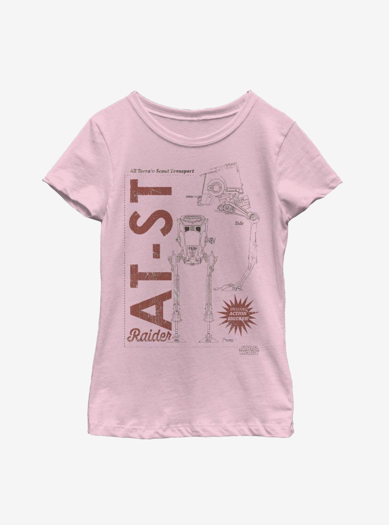 Star Wars The Mandalorian AT-ST Youth Girls T-Shirt, , hi-res