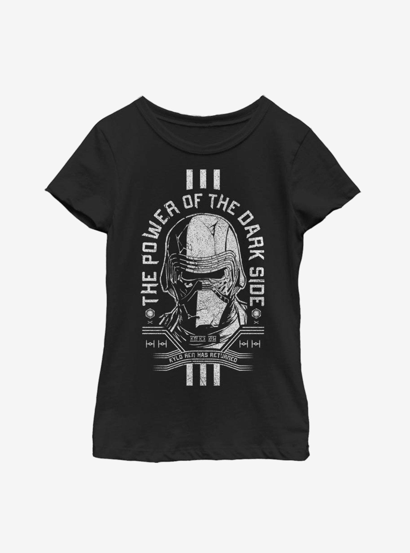 Star Wars Episode IX The Rise Of Skywalker Dark Power Youth Girls T-Shirt, , hi-res