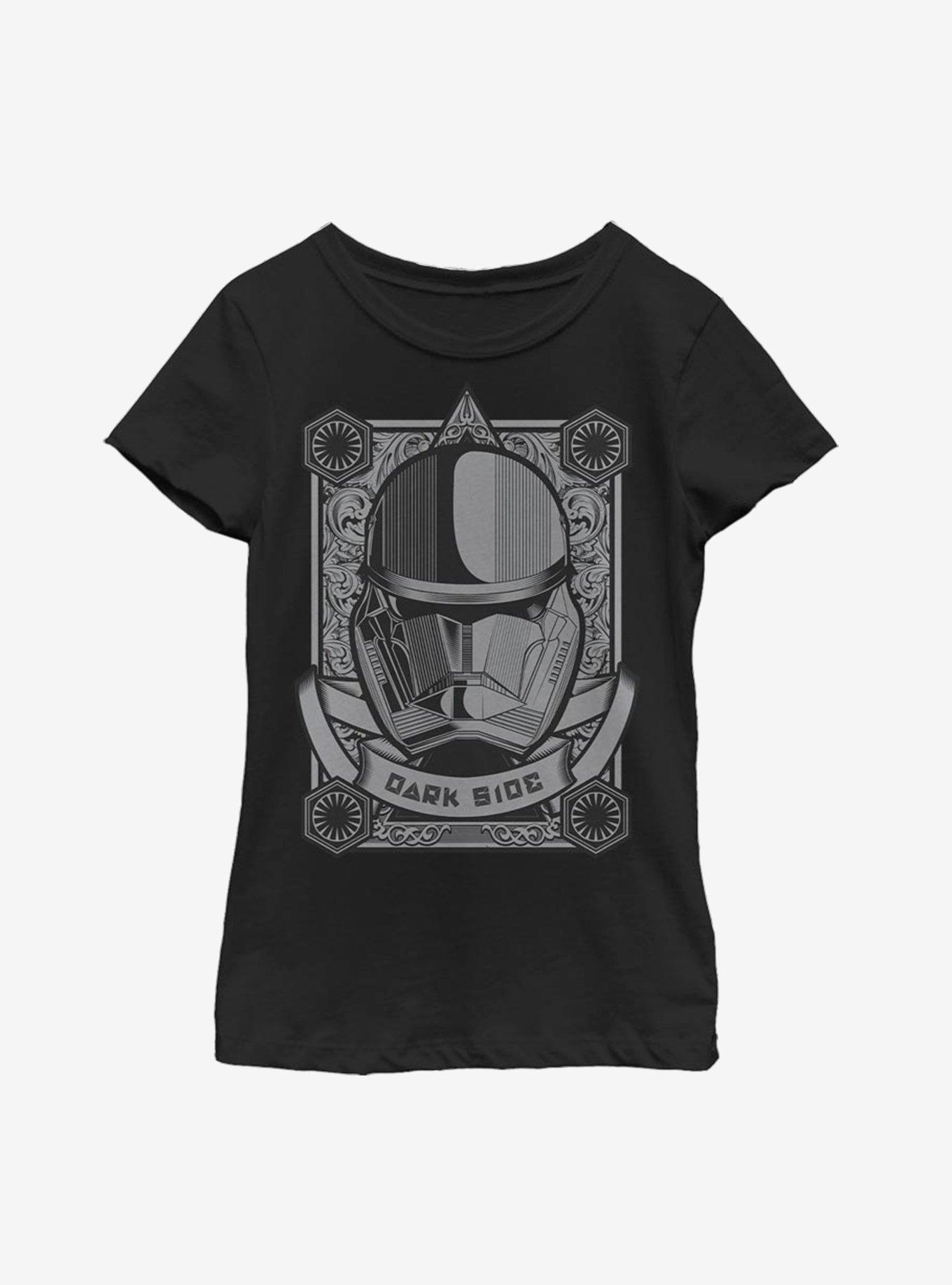 Star Wars Episode IX The Rise Of Skywalker Detailed Trooper Youth Girls T-Shirt, BLACK, hi-res