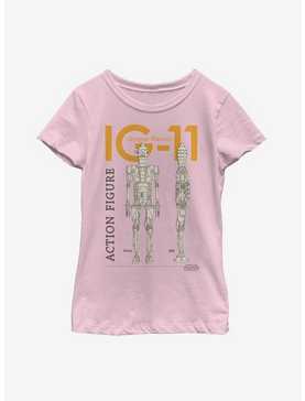 Star Wars The Mandalorian IG-11 Schematics Youth Girls T-Shirt, , hi-res