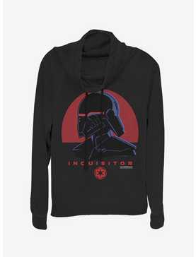 Star Wars Jedi Fallen Order Red Sun Inquisitor Cowlneck Long-Sleeve Womens Top, , hi-res