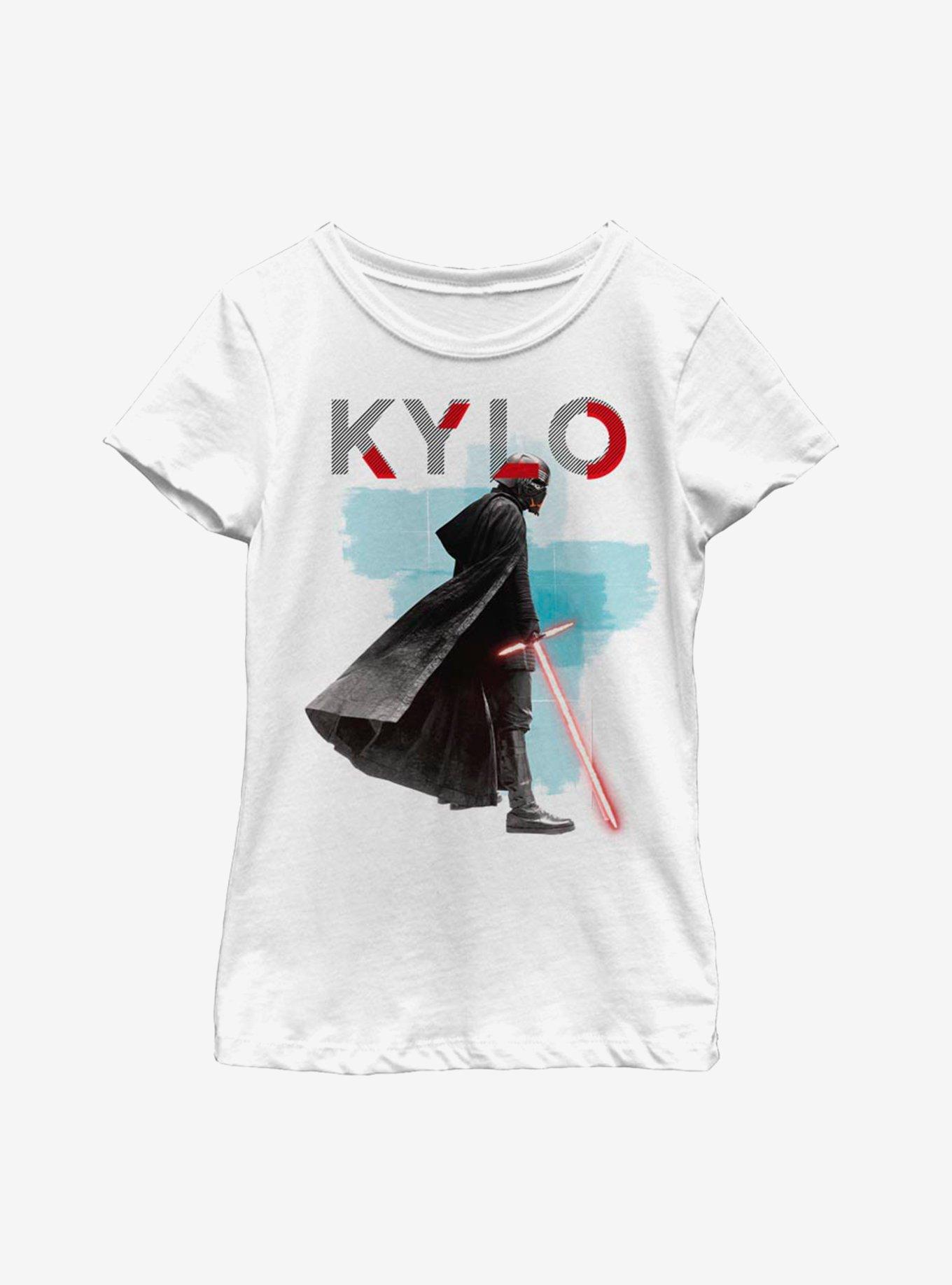 Star Wars Episode IX The Rise Of Skywalker Kylo Red Mask Youth Girls T-Shirt