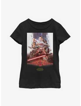 Star Wars Episode IX The Rise Of Skywalker Final Poster Youth Girls T-Shirt, , hi-res