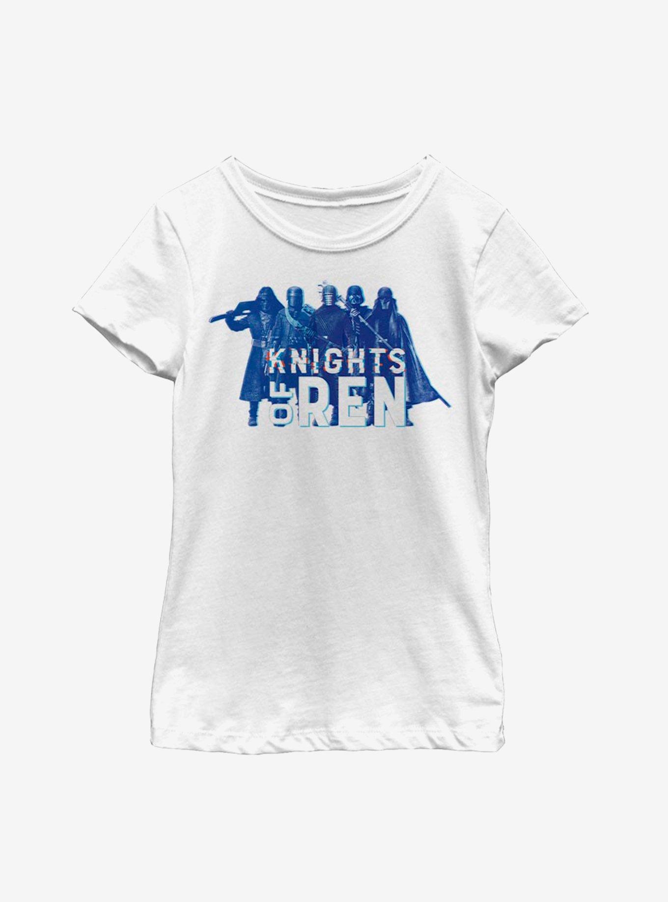 Star Wars Episode IX The Rise Of Skywalker Knights Of Ren Youth Girls T-Shirt, WHITE, hi-res