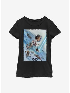 Star Wars Episode IX The Rise Of Skywalker Rey Poster Youth Girls T-Shirt, , hi-res
