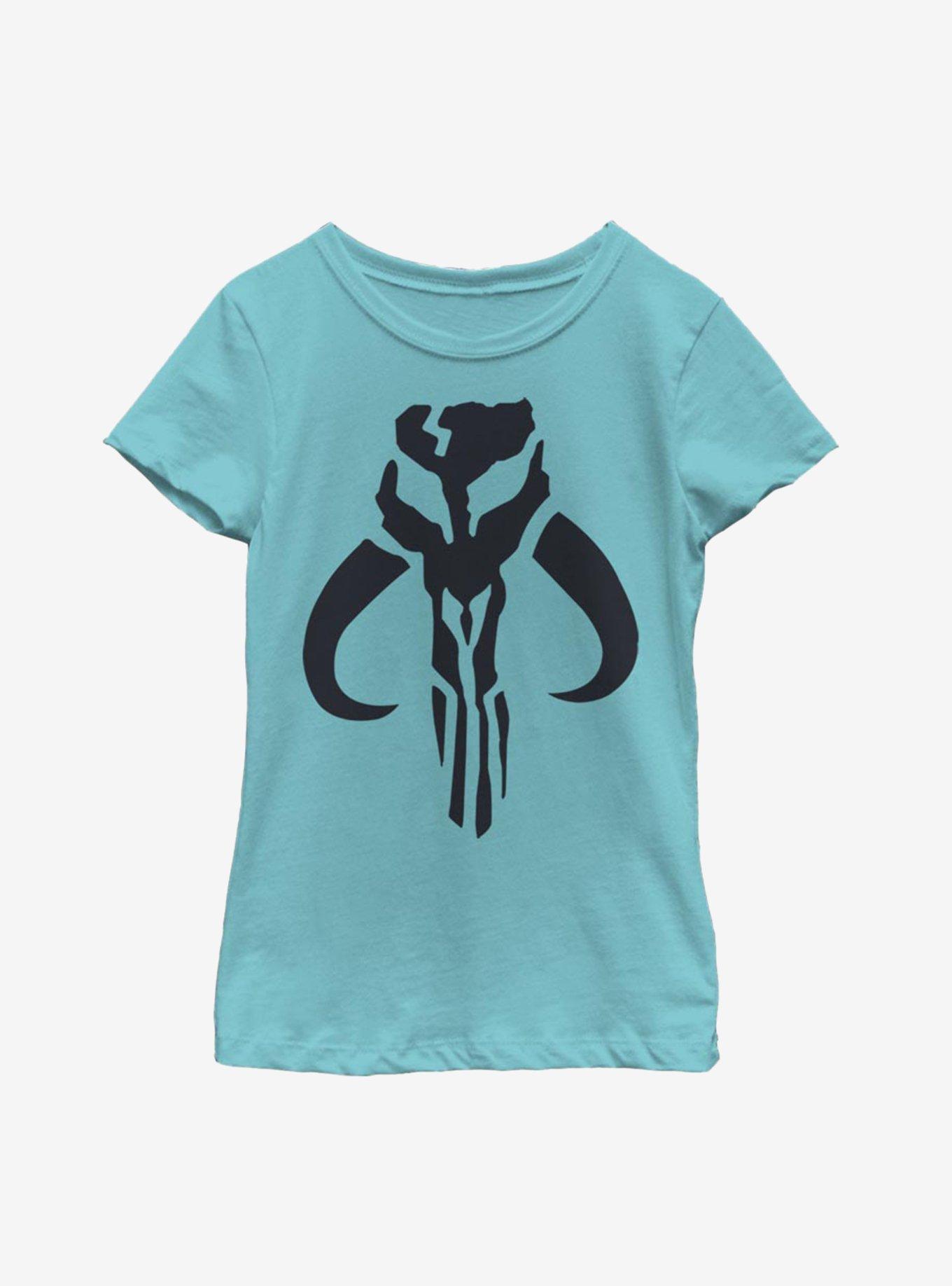 Star Wars The Mandalorian Simple Symbol Youth Girls T-Shirt, , hi-res