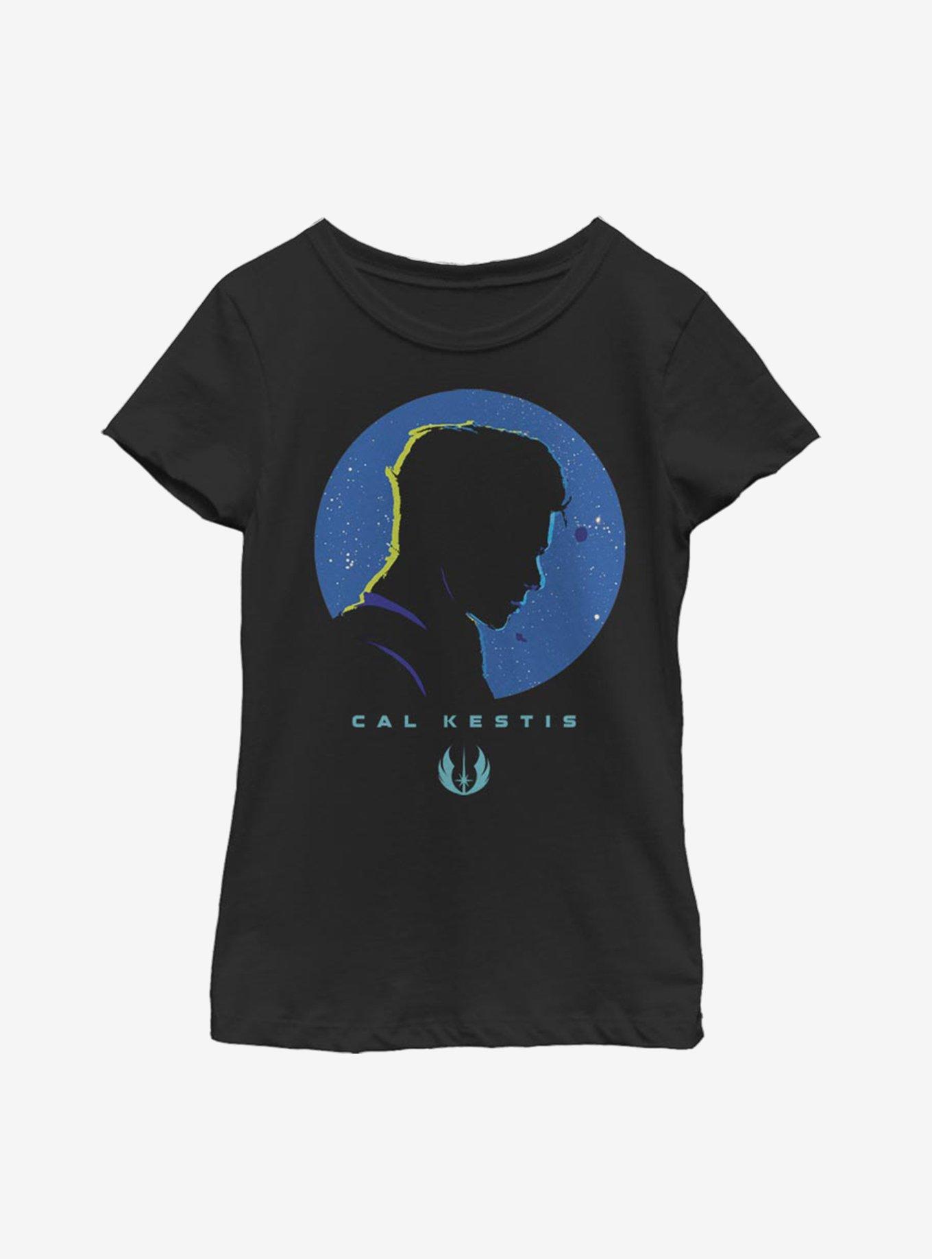 Star Wars Jedi Fallen Order Cal Kestis Youth Girls T-Shirt, BLACK, hi-res