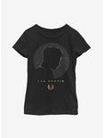 Star Wars Jedi Fallen Order Cal Kestis Gold Youth Girls T-Shirt, BLACK, hi-res