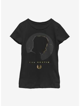 Star Wars Jedi Fallen Order Cal Kestis Gold Youth Girls T-Shirt, , hi-res