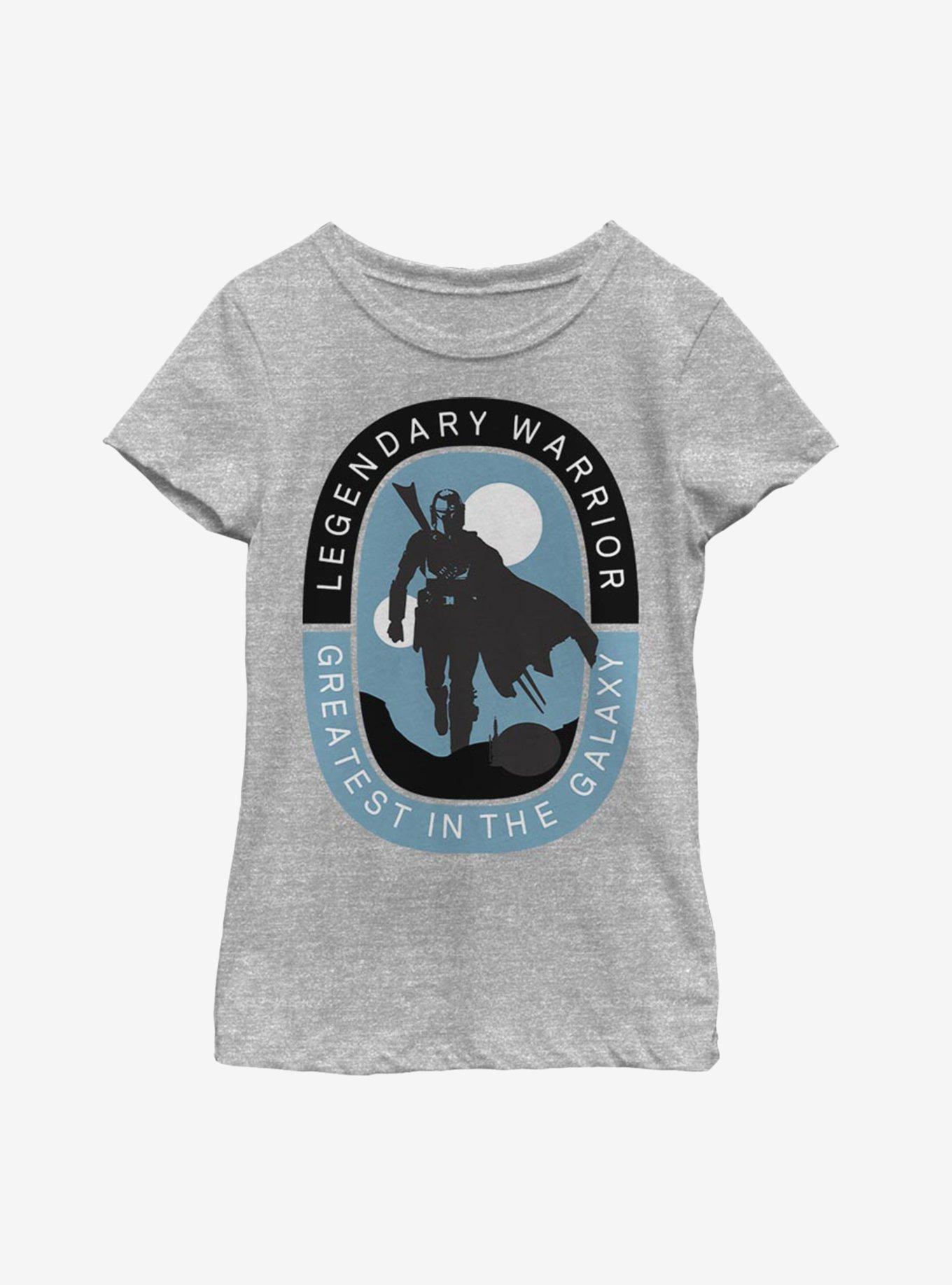 Star Wars The Mandalorian Legendary Warrior Youth Girls T-Shirt, , hi-res