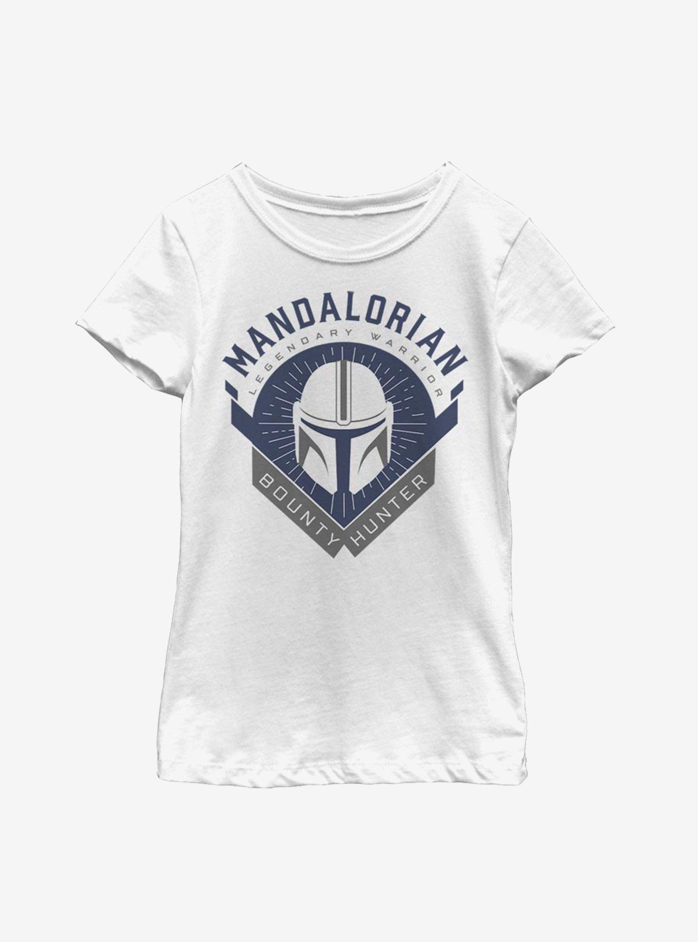 Star Wars The Mandalorian Crest Youth Girls T-Shirt, , hi-res