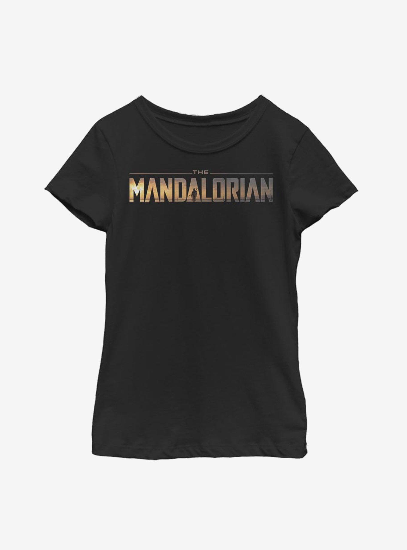 Star Wars The Mandalorian Logo Youth Girls T-Shirt, , hi-res