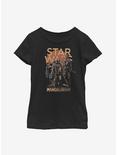 Star Wars The Mandalorian Characters Youth Girls T-Shirt, BLACK, hi-res