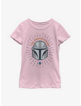 Star Wars The Mandalorian Simple Shield Youth Girls T-Shirt, , hi-res