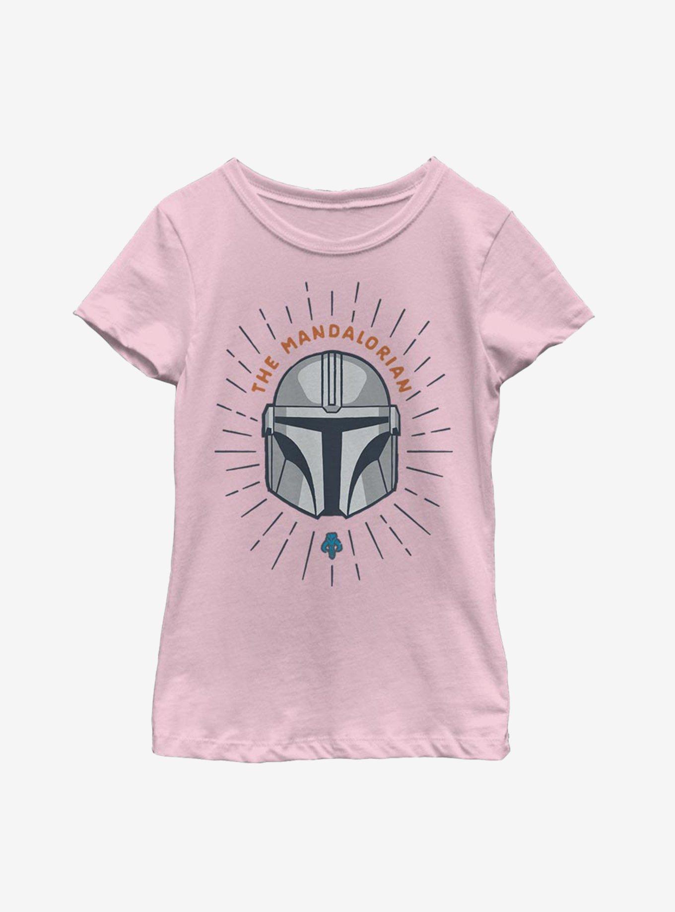 Star Wars The Mandalorian Simple Shield Youth Girls T-Shirt, , hi-res