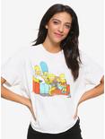 The Simpsons Couch Girls Crop T-Shirt, MULTI, hi-res