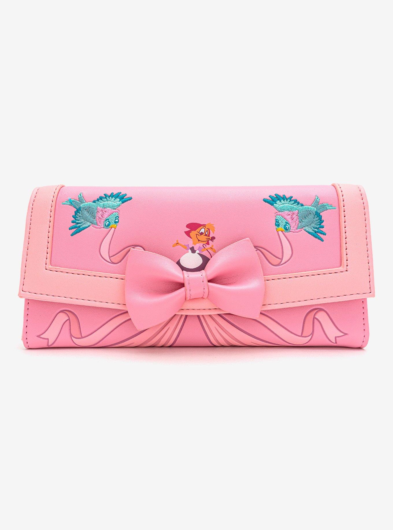 Loungefly Disney Cinderella Pink Dress Flap Wallet Her Universe