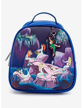 Plus Size Loungefly Disney Peter Pan Mermaid Lagoon Mini Backpack, , hi-res