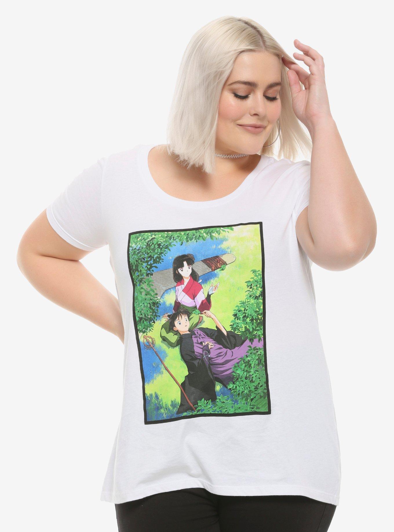 Inuyasha Miroku & Sango Girls T-Shirt Plus Size, MULTI, hi-res