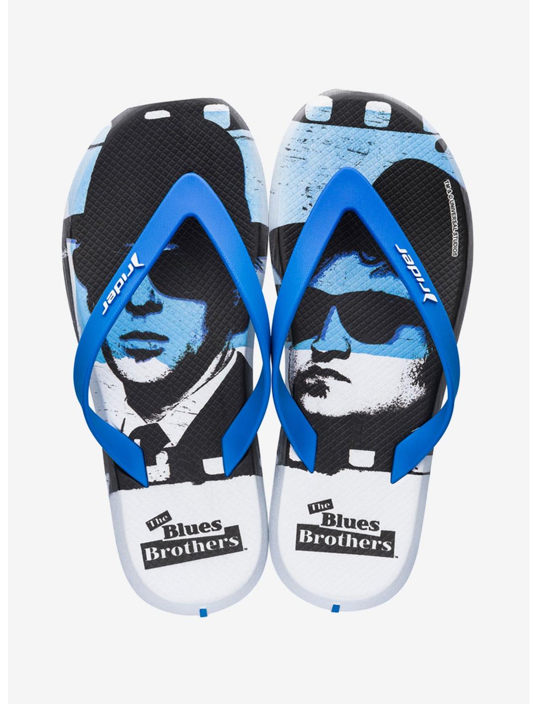 The Blues Brothers Rider R1 Blockbuster Flip Flop Sandal, BLUE, hi-res