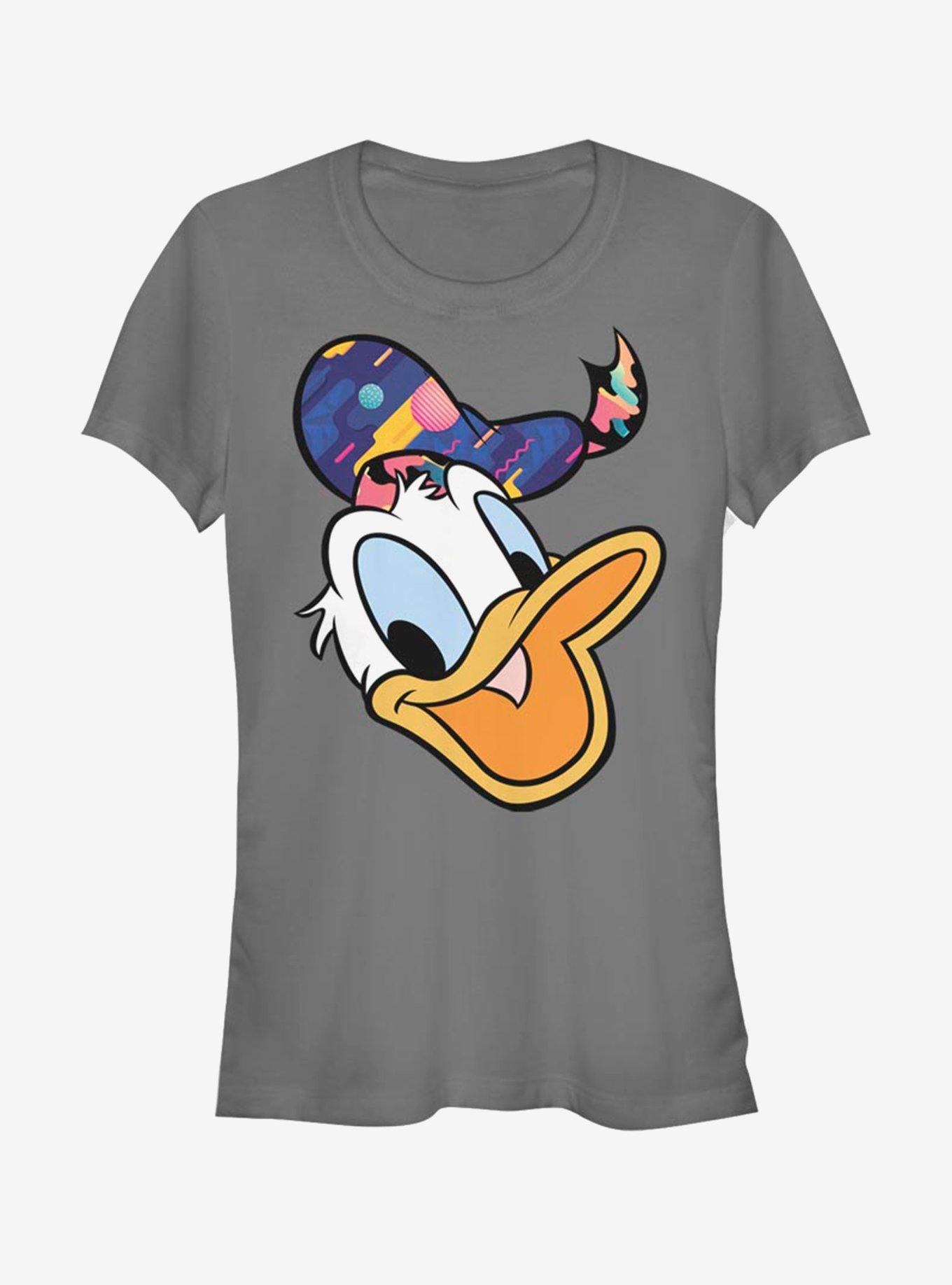 Disney Donald Duck Donald Pattern Face Girls T-Shirt, , hi-res