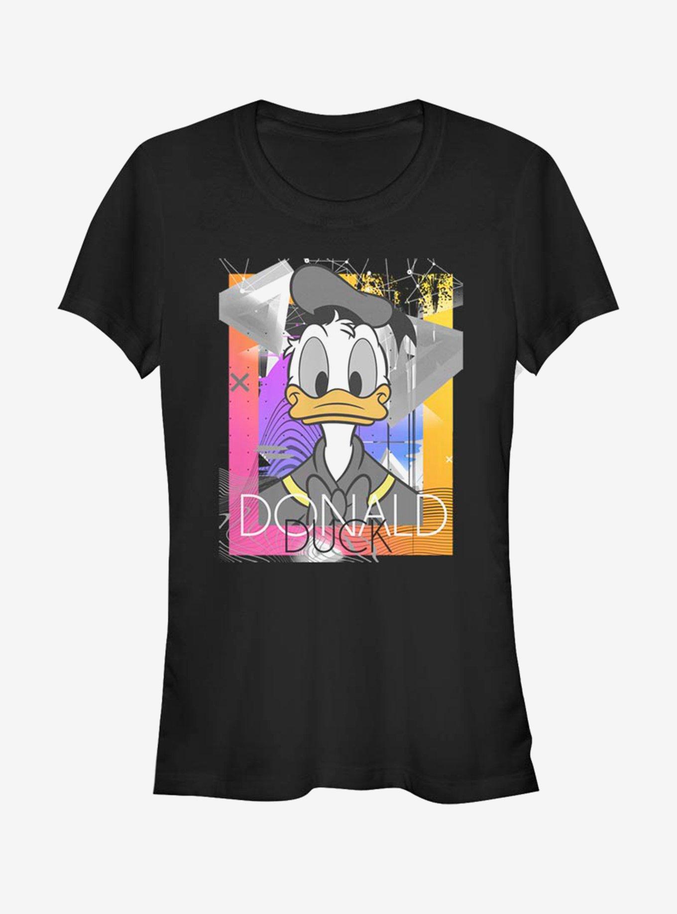 Disney Donald Duck Eighties Duck Girls T-Shirt, BLACK, hi-res