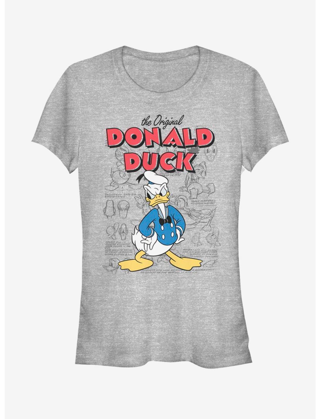 Disney Donald Duck Original Donald Sketchbook Girls T-Shirt, ATH HTR, hi-res