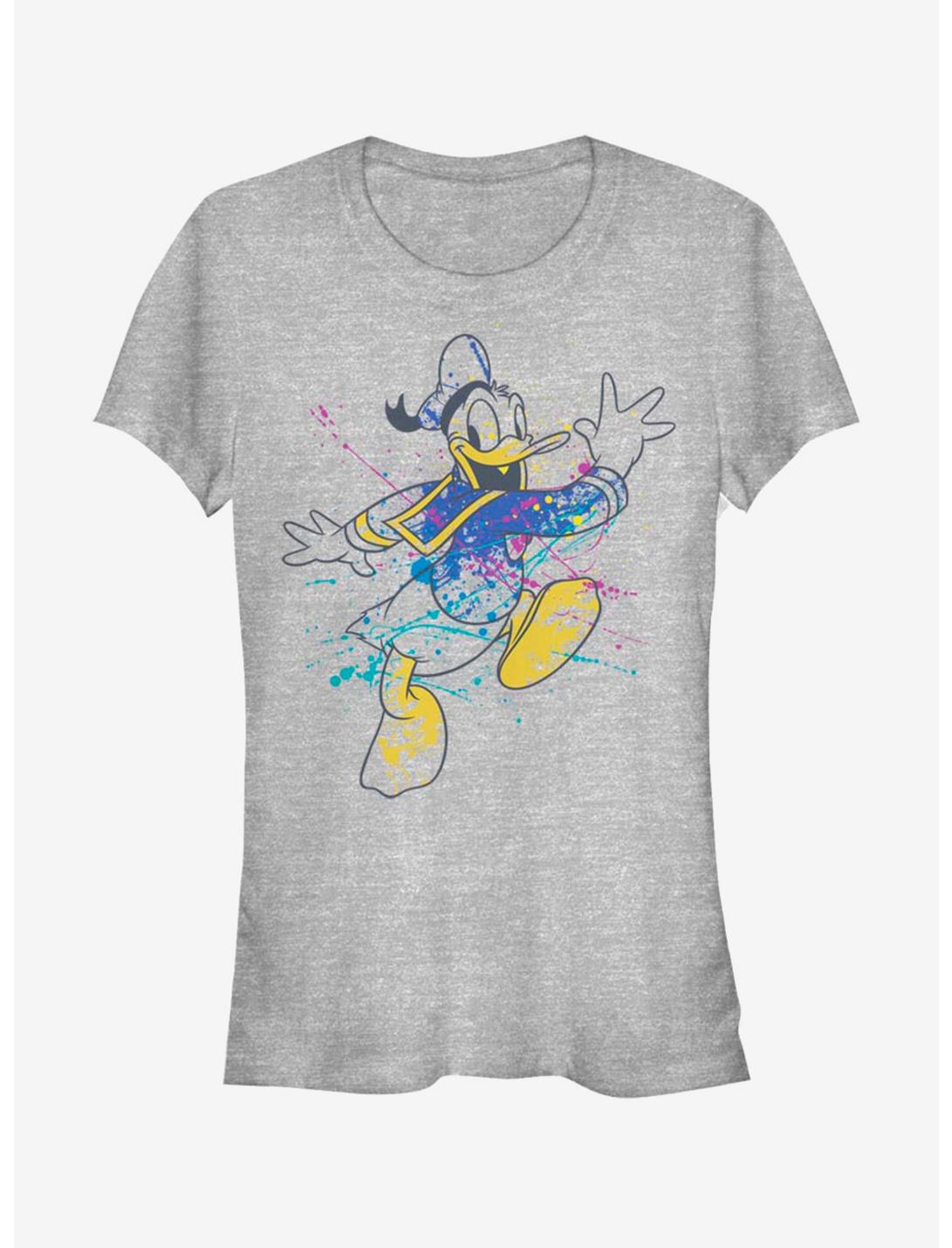 Disney Donald Duck Splatter Donald Girls T-Shirt, ATH HTR, hi-res