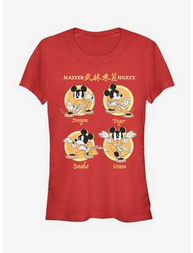 Disney Mickey Mouse Kung Fu Four Up Girls T-Shirt, , hi-res