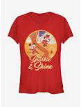 Disney Mickey Mouse Sparkle And Shine Girls T-Shirt, RED, hi-res