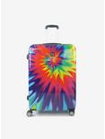 FUL Tie Dye Swirl 28 Inch Expandable Spinner Rolling Luggage Suitcase, , hi-res