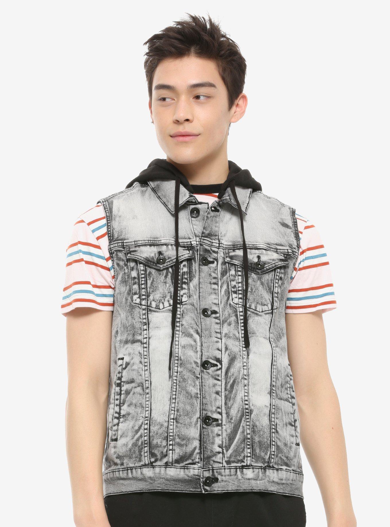 Hot topic clearance denim vest