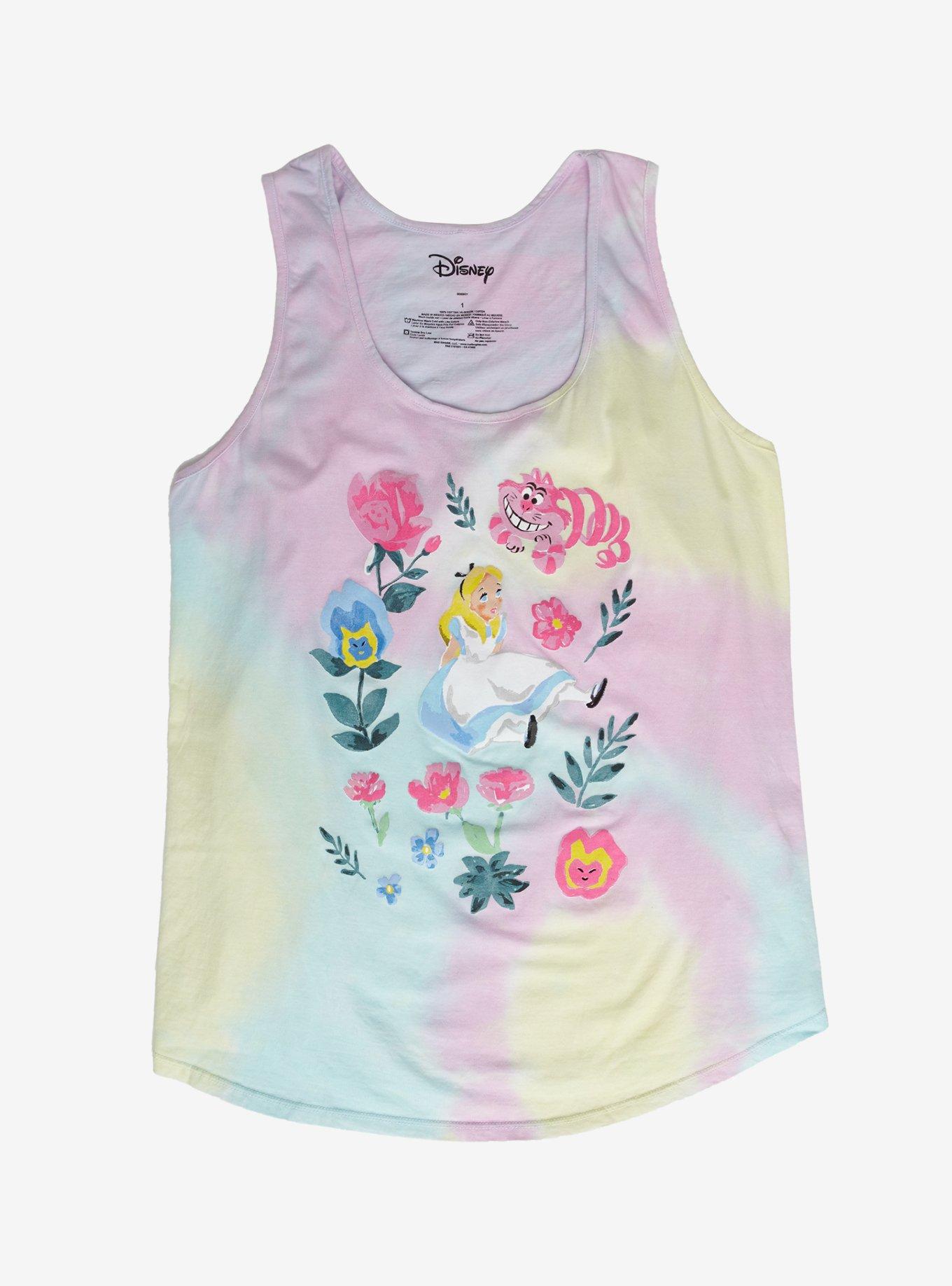 Disney Alice In Wonderland Tie-Dye Girls Tank Top Plus Size | Hot Topic