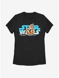 Star Wars Episode IX The Rise Of Skywalker BB-8 Foil Womens T-Shirt, BLACK, hi-res