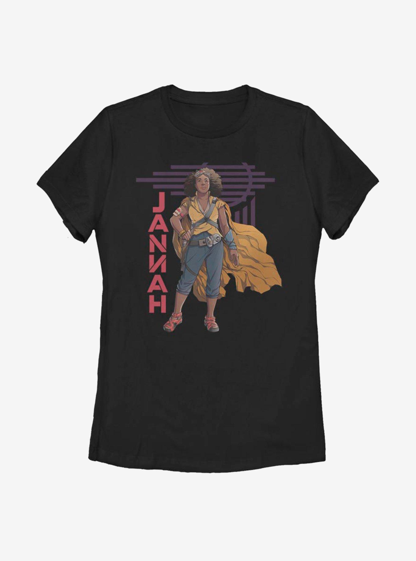 Star Wars Episode IX The Rise Of Skywalker Jannah Womens T-Shirt, BLACK, hi-res