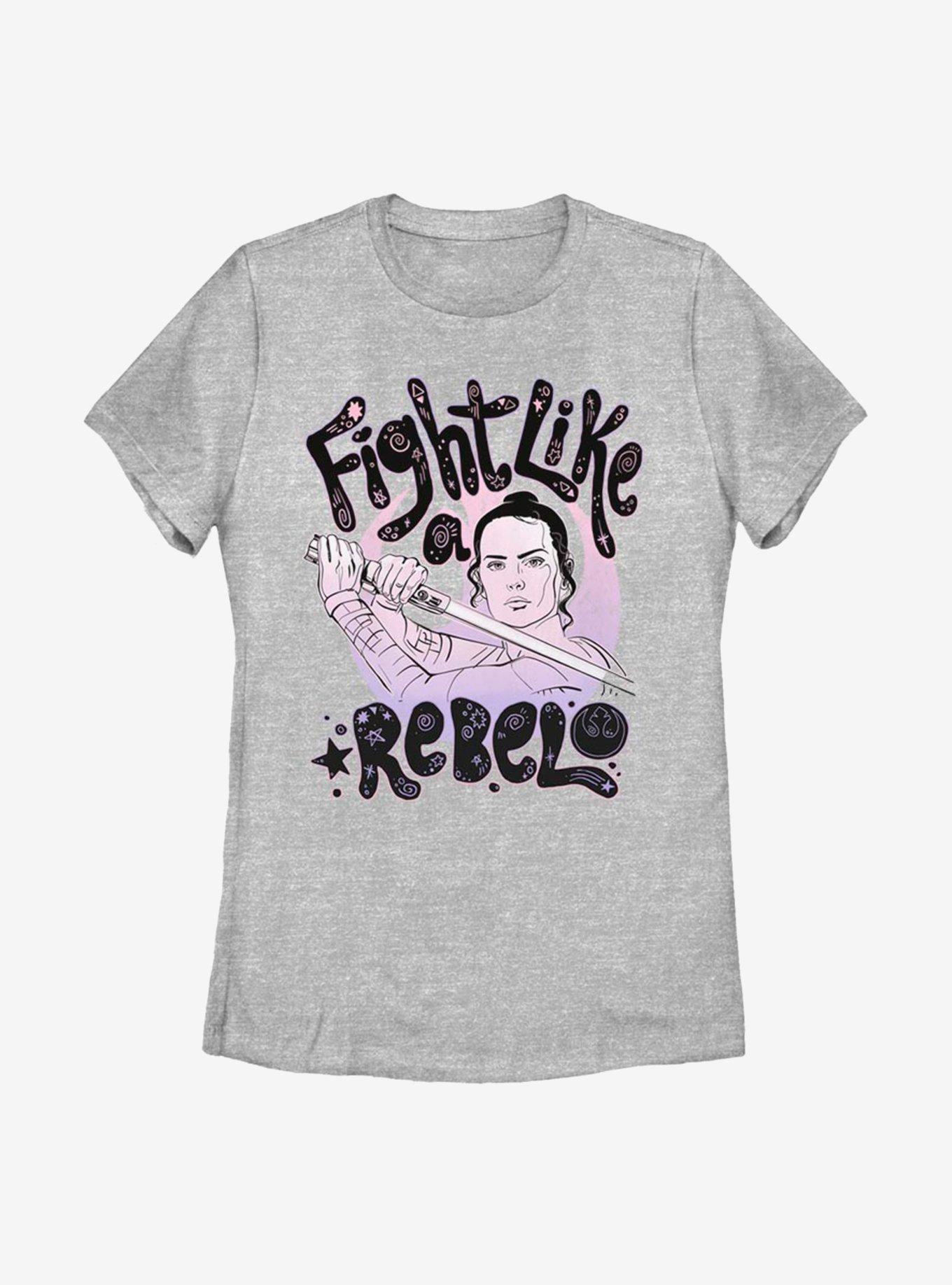Star Wars Episode IX The Rise Of Skywalker Rebel Girl Womens T-Shirt, ATH HTR, hi-res