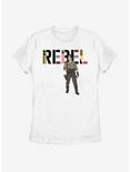 Star Wars Episode IX The Rise Of Skywalker Rebel Rose Womens T-Shirt, WHITE, hi-res